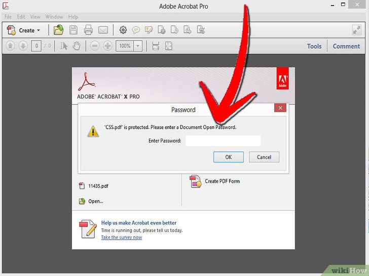 how to unsecure a pdf in adobe acrobat reader dc