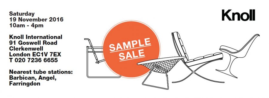 knoll uk sample sale