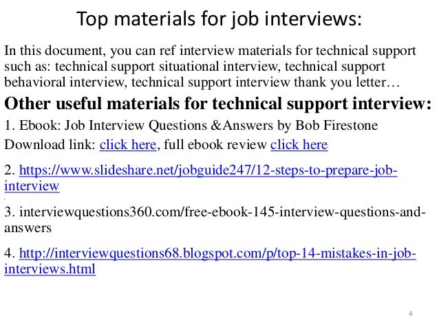 help desk interview technical questions and answers pdf