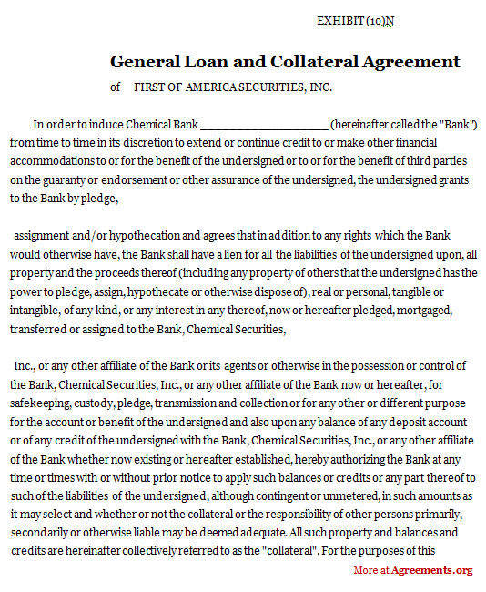 loan agreement pdf