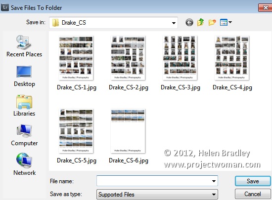how to create a contact sheet from an adobe pdf