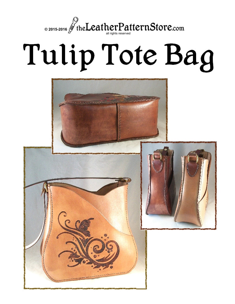 leather tote bag pattern pdf