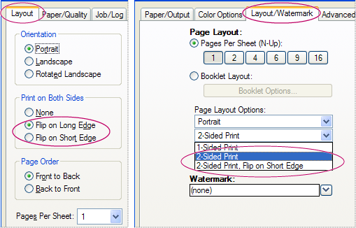 how to make pdf print double sided