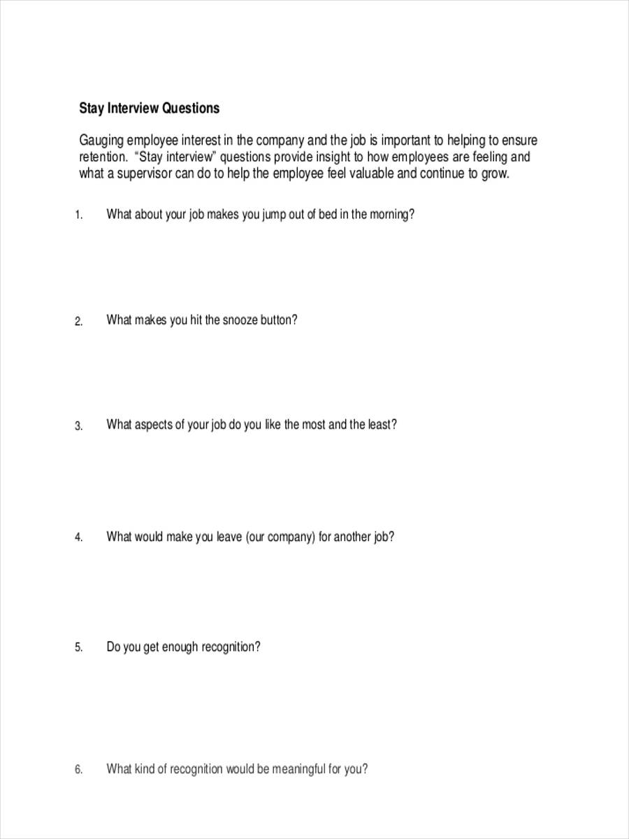 exit interview questions pdf