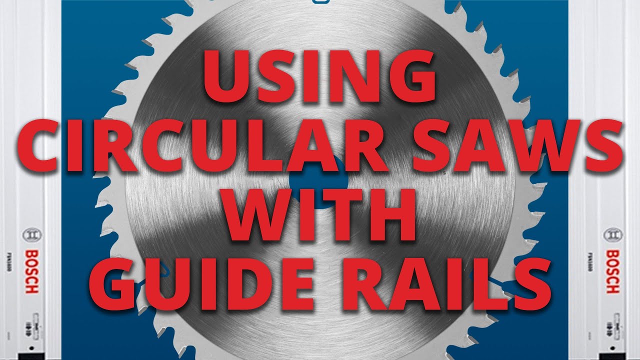 how to use saw guide rail