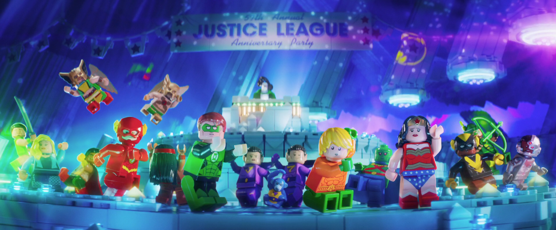lego justice league anniversary party instructions