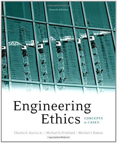 engineering ethics concepts and cases solution manual