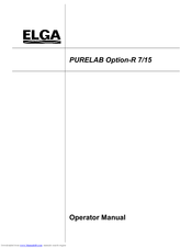 elga purelab manual