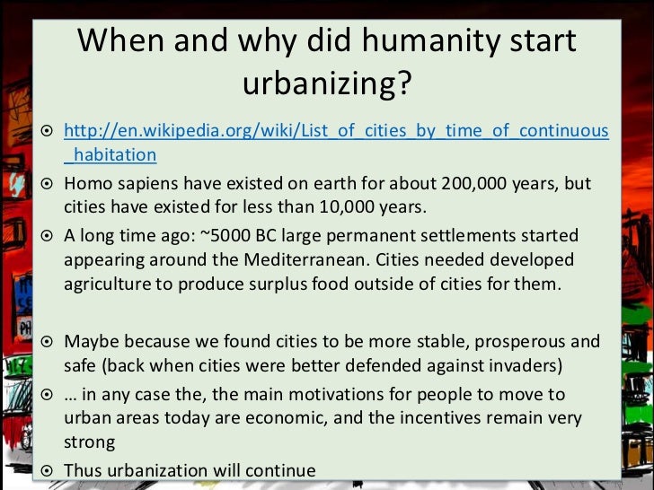 history of urbanization pdf