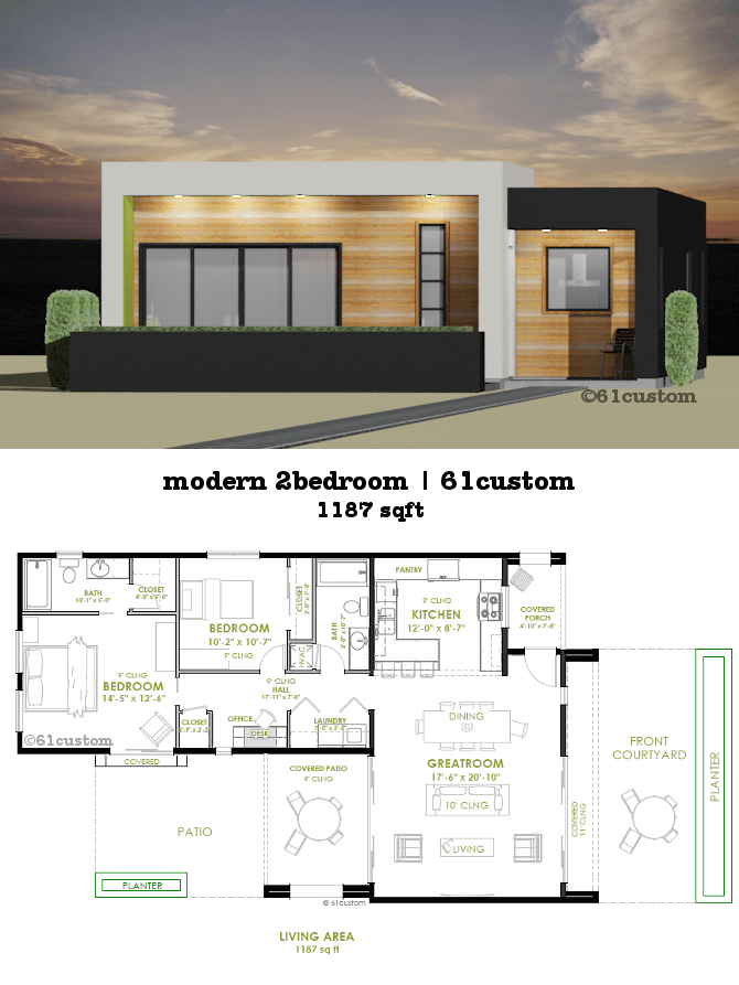 free modern house plans pdf