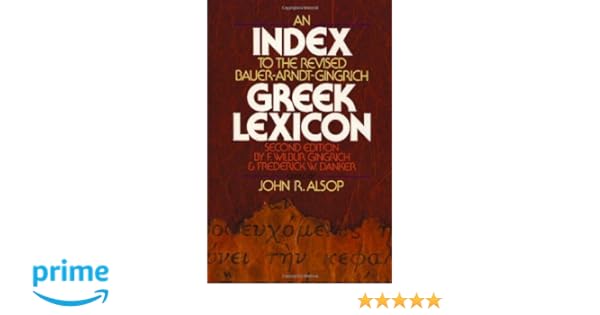 greek english lexicon bauer pdf