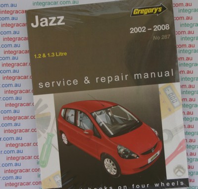 honda jazz service repair manual