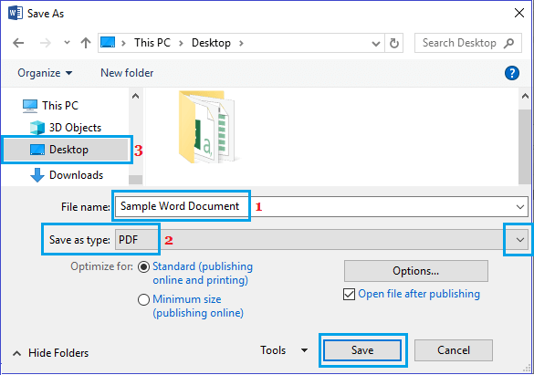 how to save photos in pdf or word