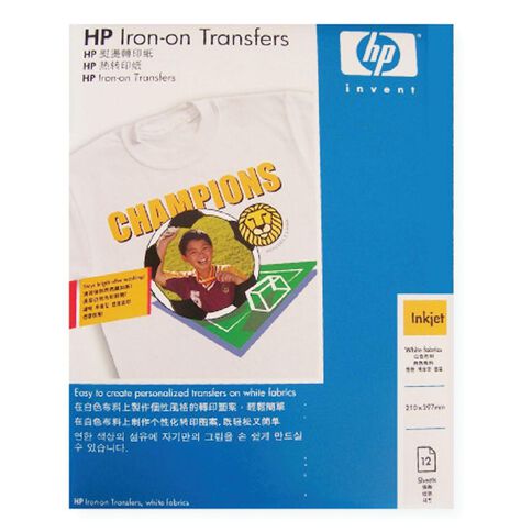 hp iron on transfers instructions
